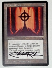 V1311: Tormod's Crypt: NM: The Dark: Signed/Autographed: Christopher Rush: Black